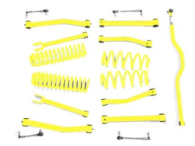 Steinjager 2.50-Inch Suspension Lift Kit; Neon Yellow (07-18 Jeep Wrangler JK)