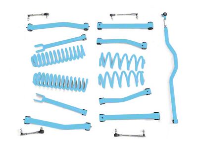 Steinjager 2.50-Inch Suspension Lift Kit; Playboy Blue (07-18 Jeep Wrangler JK)