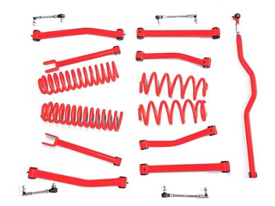 Steinjager 2.50-Inch Suspension Lift Kit; Red Baron (07-18 Jeep Wrangler JK)