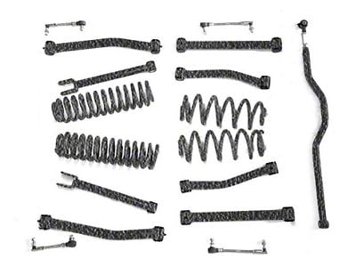 Steinjager 2.50-Inch Suspension Lift Kit; Texturized Black (07-18 Jeep Wrangler JK)