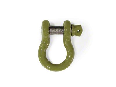 Steinjager 3/4-Inch D-Ring Shackle; Locas Green (18-24 Jeep Wrangler JL)