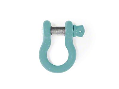 Steinjager 3/4-Inch D-Ring Shackle; Tiffany Blue