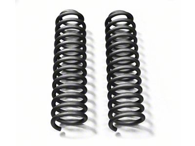 Steinjager 3-Inch Single Rate Front Lift Springs; Black (18-24 Jeep Wrangler JL)