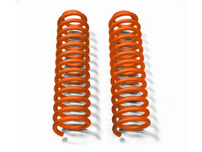 Steinjager 3-Inch Single Rate Front Lift Springs; Fluorescent Orange (18-25 Jeep Wrangler JL)