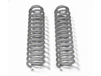 Steinjager 3-Inch Single Rate Front Lift Springs; Gray Hammertone (18-24 Jeep Wrangler JL)