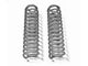 Steinjager 3-Inch Single Rate Front Lift Springs; Gray Hammertone (18-24 Jeep Wrangler JL)