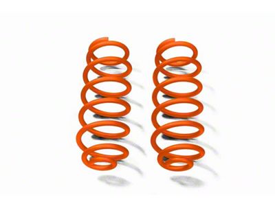 Steinjager 3-Inch Single Rate Rear Lift Springs; Fluorescent Orange (18-24 Jeep Wrangler JL)