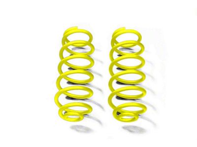 Steinjager 3-Inch Single Rate Rear Lift Springs; Neon Yellow (18-24 Jeep Wrangler JL)