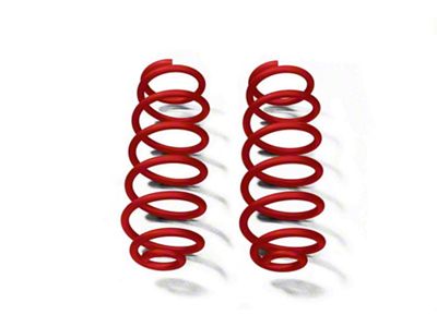 Steinjager 3-Inch Single Rate Rear Lift Springs; Red Baron (18-25 Jeep Wrangler JL)