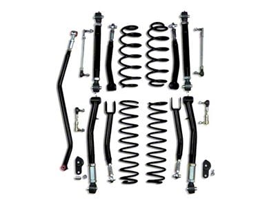 Steinjager 3.50-Inch Double Adjustable Suspension Lift Kit; Black (18-25 Jeep Wrangler JL)