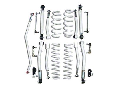 Steinjager 3.50-Inch Double Adjustable Suspension Lift Kit; Cloud White (18-25 Jeep Wrangler JL)