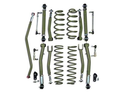 Steinjager 3.50-Inch Double Adjustable Suspension Lift Kit; Locas Green (18-25 Jeep Wrangler JL)