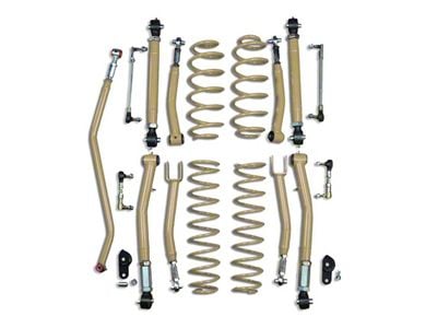 Steinjager 3.50-Inch Double Adjustable Suspension Lift Kit; Military Beige (18-25 Jeep Wrangler JL)