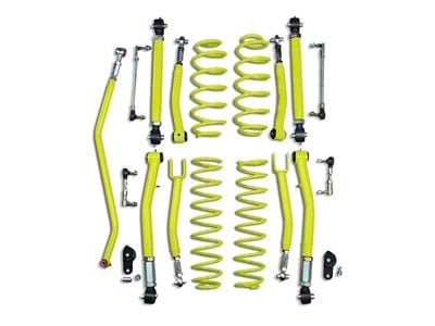 Steinjager 3.50-Inch Double Adjustable Suspension Lift Kit; Neon Yellow (18-25 Jeep Wrangler JL)