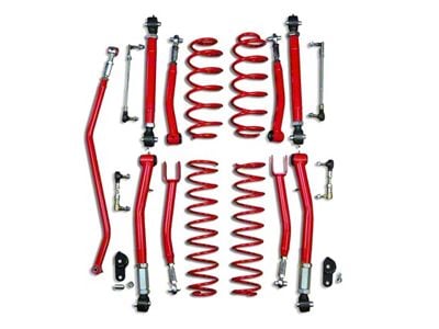 Steinjager 3.50-Inch Double Adjustable Suspension Lift Kit; Red Baron (18-25 Jeep Wrangler JL)