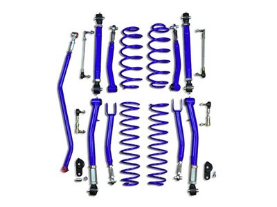 Steinjager 3.50-Inch Double Adjustable Suspension Lift Kit; Southwest Blue (18-25 Jeep Wrangler JL)