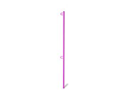 Steinjager 5-Foot Flag Pole Kit; Hot Pink (Universal; Some Adaptation May Be Required)