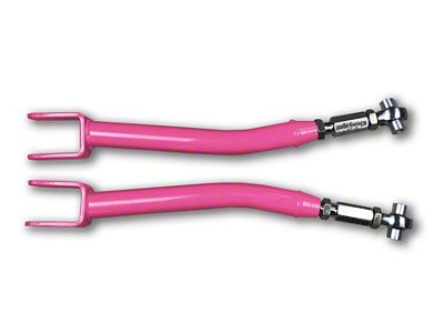 Steinjager Double Adjustable Front Upper Control Arms for 0 to 5-Inch Lift; Hot Pink (18-25 Jeep Wrangler JL)