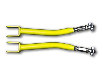 Steinjager Double Adjustable Front Upper Control Arms for 0 to 5-Inch Lift; Neon Yellow (18-24 Jeep Wrangler JL)