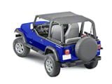 Steinjager Bimini Top Plus; Black Denim (92-95 Jeep Wrangler YJ)