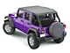 Steinjager Bimini Top Plus; Black Diamond (07-18 Jeep Wrangler JK 4-Door)