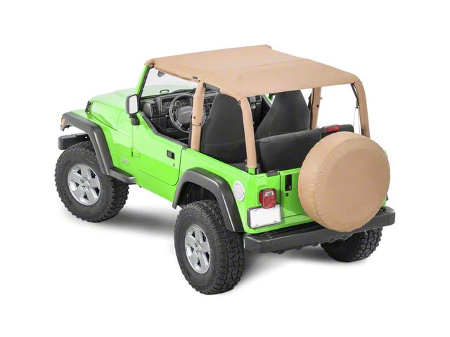 Steinjager Bimini Top Plus; Spice Denim (97-06 Jeep Wrangler TJ, Excluding Unlimited)