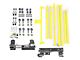 Steinjager Chrome Moly Tube Long Arm Tavel Kit for 2 to 6-Inch Lift; Neon Yellow (97-06 Jeep Wrangler TJ)