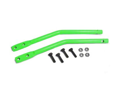 Steinjager Door Mirror Leg Kit for Steinjager Tube Doors; Neon Green (18-24 Jeep Wrangler JL)