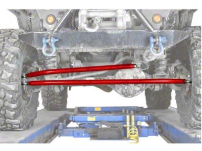 Steinjager Extended Crossover Steering Kit; Red Baron (97-06 Jeep Wrangler TJ)