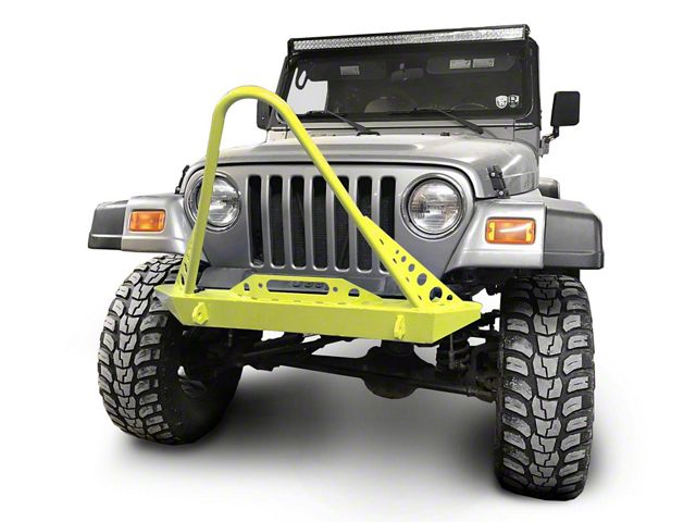 Steinjager Front Bumper with Stinger; Lemon Peel (97-06 Jeep Wrangler TJ)