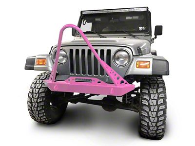 Steinjager Front Bumper with Stinger; Pinky (97-06 Jeep Wrangler TJ)