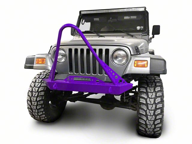 Steinjager Front Bumper with Stinger; Sinbad Purple (97-06 Jeep Wrangler TJ)