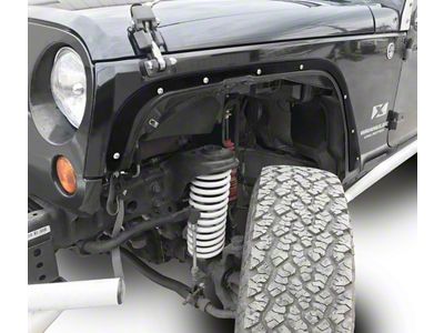 Steinjager Front Fender Deletes; Bare Metal (07-18 Jeep Wrangler JK)