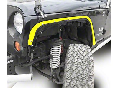 Steinjager Front Fender Deletes; Neon Yellow (07-18 Jeep Wrangler JK)