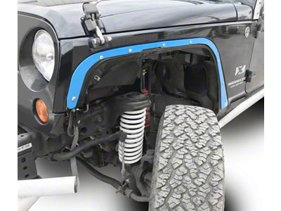 Steinjager Front Fender Deletes; Playboy Blue (07-18 Jeep Wrangler JK)