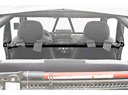 Steinjager Front Seat Harness Bar; Black (97-06 Jeep Wrangler TJ)