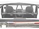 Steinjager Front Seat Harness Bar; Gray Hammertone (97-06 Jeep Wrangler TJ)