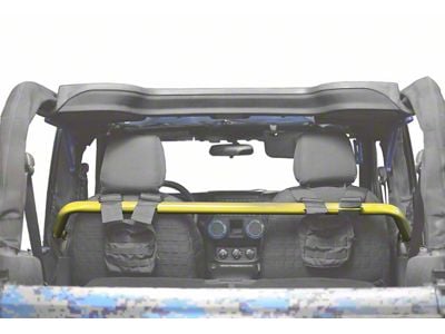 Steinjager Front Seat Harness Bar; Lemon Peel (07-18 Jeep Wrangler JK 2-Door)