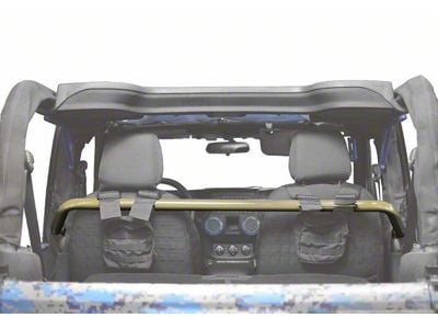Steinjager Front Seat Harness Bar; Military Beige (07-18 Jeep Wrangler JK 2-Door)