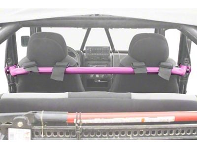 Steinjager Front Seat Harness Bar; Pinky (97-06 Jeep Wrangler TJ)