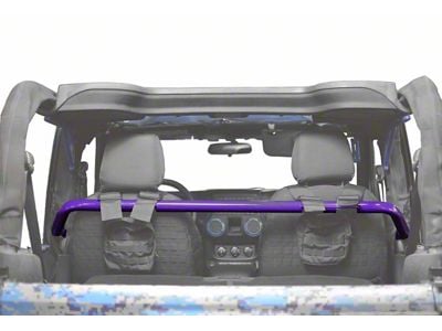 Steinjager Front Seat Harness Bar; Sinbad Pruple (07-18 Jeep Wrangler JK 2-Door)