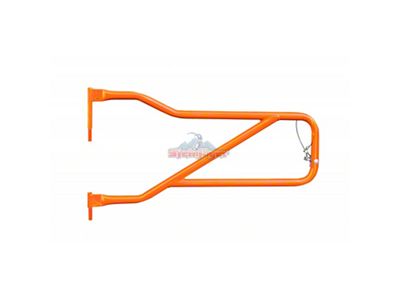 Steinjager Front Trail Tube Doors; Fluorescent Orange (18-25 Jeep Wrangler JL)