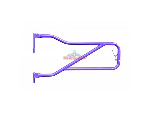 Steinjager Front Trail Tube Doors; Sinbad Purple (18-24 Jeep Wrangler JL)