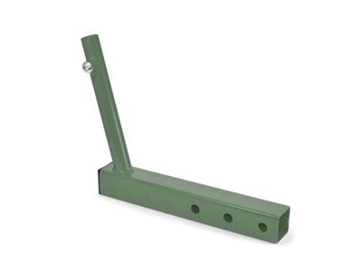 Steinjager Hitch Mounted Single Flag Holder; Locas Green (97-06 Jeep Wrangler TJ)