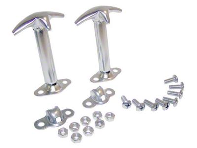 Steinjager Hood Flutter Linkage Stainless (66-95 Jeep CJ5, CJ7 & Wrangler YJ)