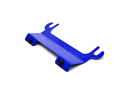 Steinjager License Plate Relocation Kit for Steinjager Tubular Bumper with Hawse Fairlead; Southwest Blue (07-18 Jeep Wrangler JK)