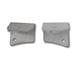 Steinjager Universal Lower Windshield Light Mounting Brackets; Gray Hammertone (07-18 Jeep Wrangler JK)