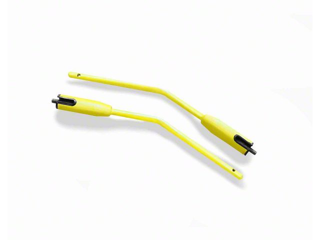 Steinjager Premium Mirror Legs; Neon Yellow (18-24 Jeep Wrangler JL)