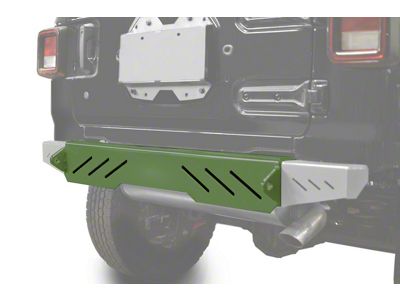 Steinjager Rear Bumper with D-Ring Mounts; Locas Green (18-24 Jeep Wrangler JL)