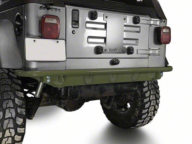 Steinjager Rear Bumper; Locas Green (97-06 Jeep Wrangler TJ)